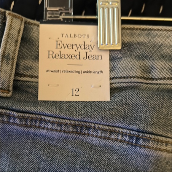 Talbots Blue Straight Leg Jeans - Picture 2 of 6